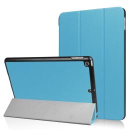  iPad 9.7" (2017) / (2018) - Slimfit Tri-Fold Fodral - Ljus Blå - Teknikhallen.se