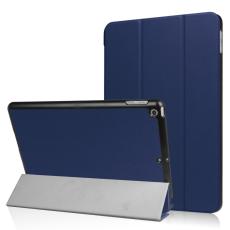  iPad 9.7" (2017) / (2018) - Slimfit Tri-Fold Fodral - M&ouml;rk Bl&aring; - Teknikhallen.se