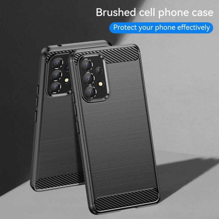 Bild 6,  Samsung Galaxy A53 5G Skal Kolfiber Textur Svart - Teknikhallen.se