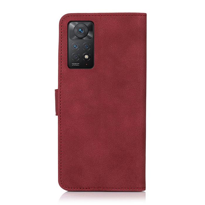 Bild 3, KHAZNEH KHAZNEH Xiaomi Redmi Note 11 Pro 5G Fodral Retro Läder Röd - Teknikhallen.se
