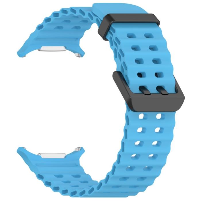 Bild 2,  Galaxy Watch Ultra (2025) / 47 mm Armband Wave Design Blå - Teknikhallen.se