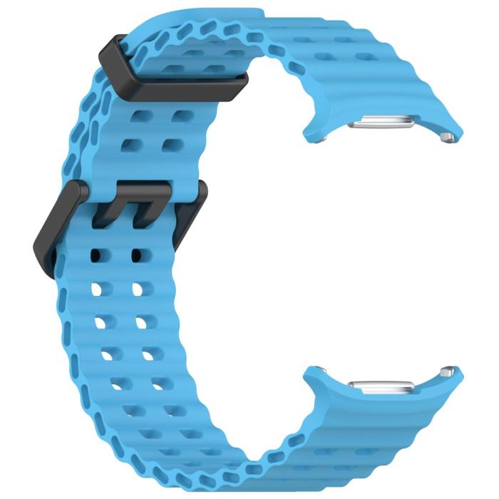 Bild 3,  Galaxy Watch Ultra (2025) / 47 mm Armband Wave Design Blå - Teknikhallen.se