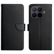  Xiaomi 17T Fodral &Auml;kta L&auml;der Svart - Teknikhallen.se