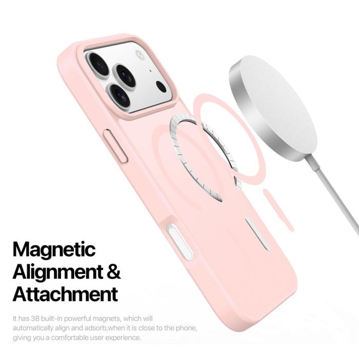 Bild 5, DUX DUCIS DUX DUCIS iPhone 17 Pro Skal MagSafe Yind Series Rosa - Teknikhallen.se