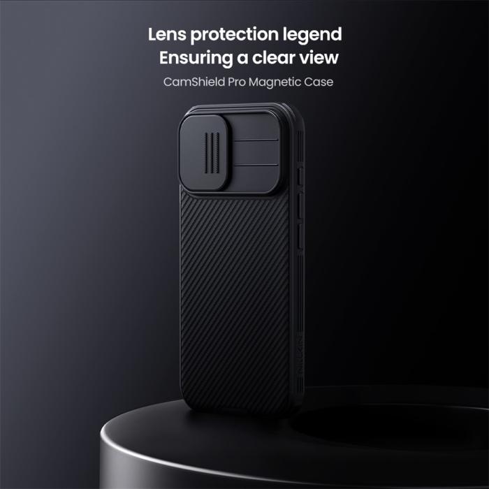 Bild 6, NILLKIN NILLKIN iPhone 17 Skal MagSafe CamShield Pro Svart - Teknikhallen.se