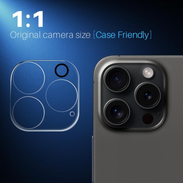 Bild 5, NORTHJO NORTHJO iPhone 16 Pro Max/16 Pro Linsskydd Härdat Glas - Teknikhallen.se