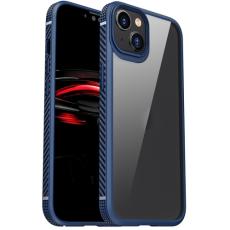 IPAKY IPAKY iPhone 14 Plus Skal Shockproof Hybrid Bl&aring; - Teknikhallen.se