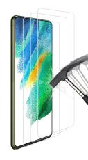  3-Pack Samsung S21 FE - Sk&auml;rmskydd i H&auml;rdat Glas - Teknikhallen.se