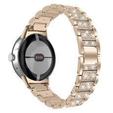  Rhinestone Metallarmband Google Pixel Watch / Watch 2 - Teknikhallen.se