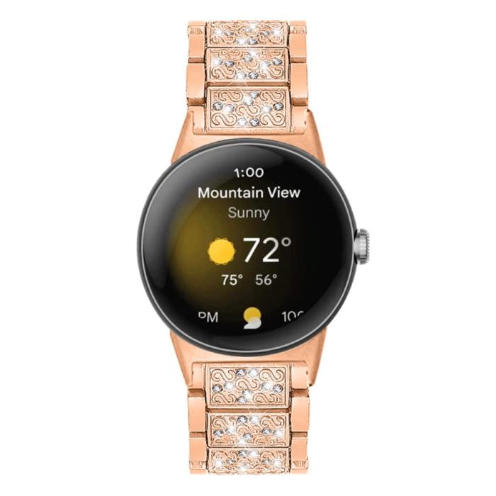 Bild 3,  Rhinestone Metallarmband Google Pixel Watch / Watch 2 - Teknikhallen.se