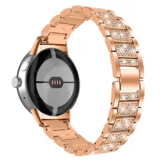  Rhinestone Metallarmband Google Pixel Watch / Watch 2 - Teknikhallen.se