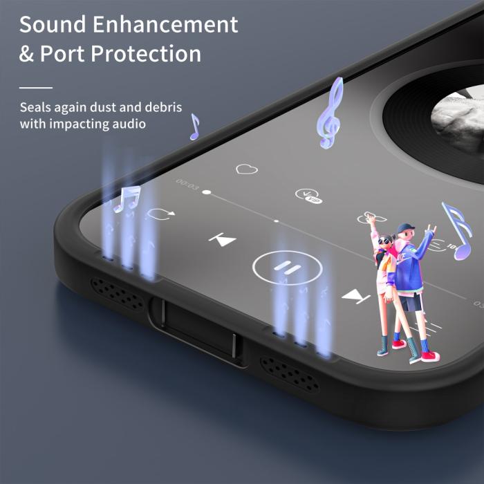 Bild 5, LEEU DESIGN LEEU DESIGN iPhone 15 Skal Hybrid Svart - Teknikhallen.se