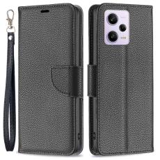  Xiaomi Redmi Note 12 Pro 5G Fodral Shark Solid L&auml;der Svart - Teknikhallen.se