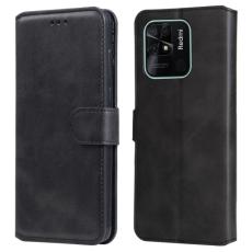  Xiaomi Redmi 10C Fodral L&auml;der Svart - Teknikhallen.se