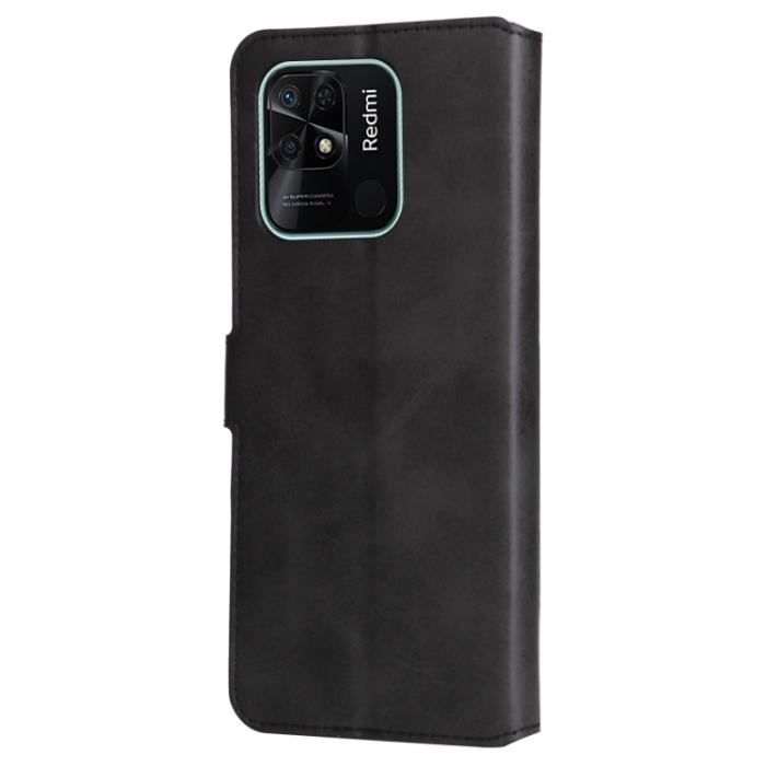 Bild 3,  Xiaomi Redmi 10C Fodral Läder Svart - Teknikhallen.se