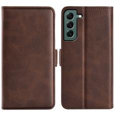  Samsung Galaxy S23 Plus Fodral Magnetisk Avst&auml;ngning Brun - Teknikhallen.se