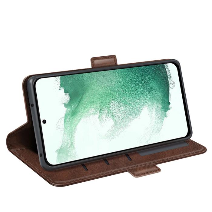 Bild 3,  Samsung Galaxy S23 Plus Fodral Magnetisk Avstängning Brun - Teknikhallen.se