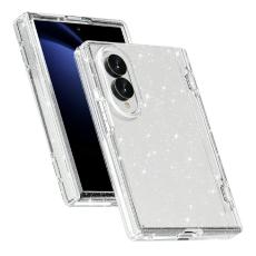  Samsung Galaxy Z Fold 8 Skal Glitter TPU Vit - Teknikhallen.se