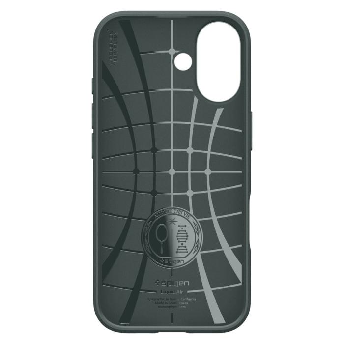 Bild 3, Spigen Spigen iPhone 17 Skal Liquid Air Abyss Green - Teknikhallen.se