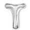  Bokstavsballong T 40 cm Silver - Teknikhallen.se