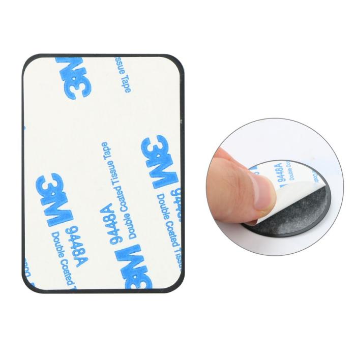 Bild 3, Tech-Protect Tech-Protect 4-PACK Magnetisk Metallplatta Svart - Teknikhallen.se