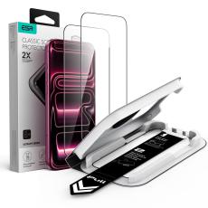 ESR ESR iPhone 18 Pro/17 Pro 2-PACK Sk&auml;rmskydd UltraFit H&auml;rdat Glas - Teknikhallen.se