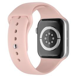 ColorPop Apple Watch 38/40/41 mm Silikon Armband (M/L) Sand Pink - Teknikhallen.se