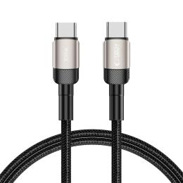 Tech-Protect 100W/5A 1m PD USB-C - USB-C Kabel UltraBoost Evo Titanium - Teknikhallen.se