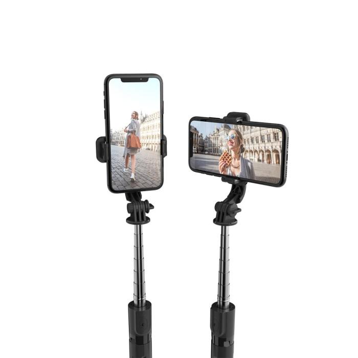 Bild 6, Tech-Protect Tech-Protect TriPod Trådlös Selfie Stick Svart - Teknikhallen.se