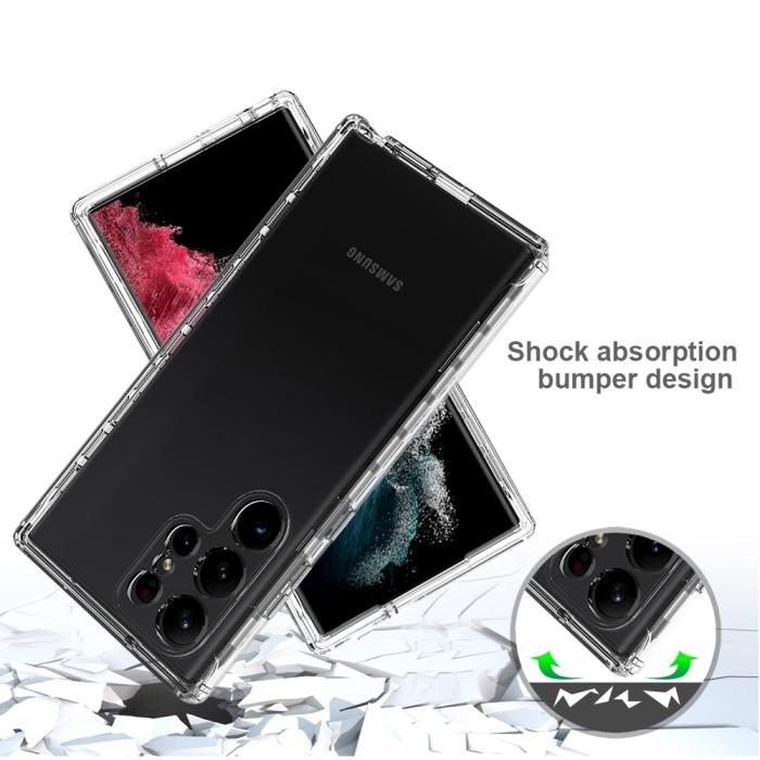 Bild 6,  Samsung Galaxy S23 Ultra Skal Shockproof Hybrid Transparent - Teknikhallen.se