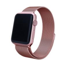  Milanese Loop Metall Armband Apple Watch 42/44/45/46/49 mm Rosa - Teknikhallen.se