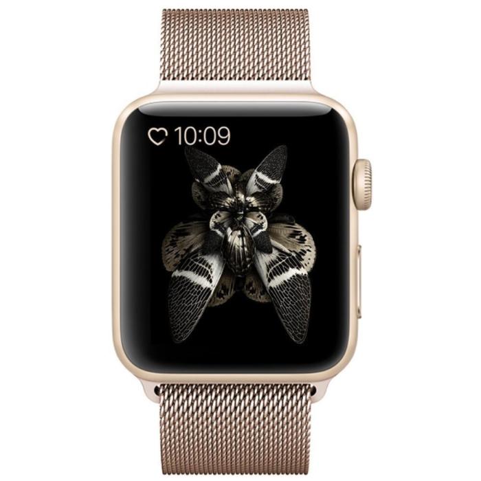 Bild 4,  Milanese Loop Metall Armband Apple Watch 42/44/45/46/49 mm - Teknikhallen.se
