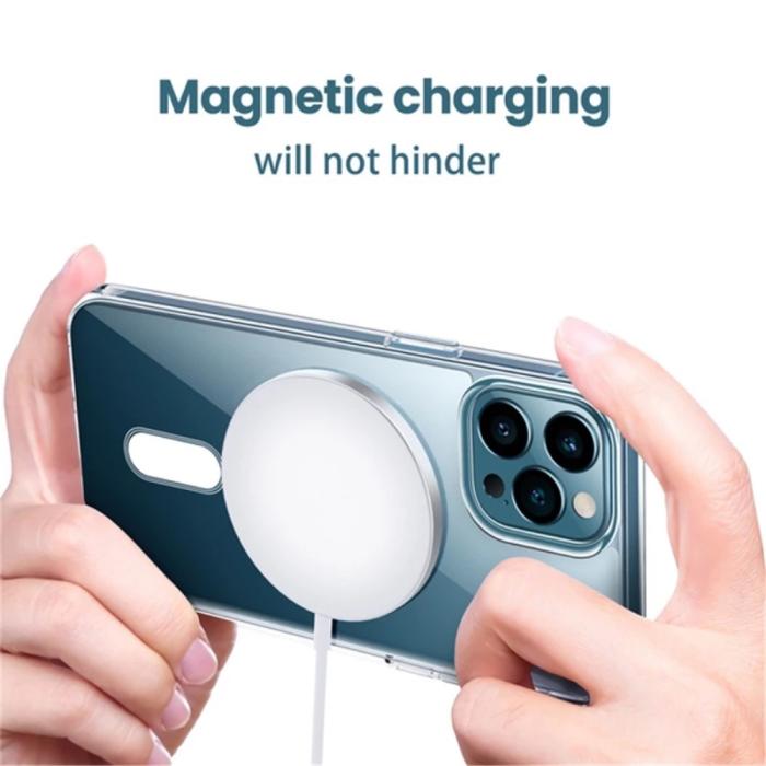 Bild 2,  iPhone 12 / 12 Pro - MagSafe Akryl + TPU Skal - Transparent - Teknikhallen.se