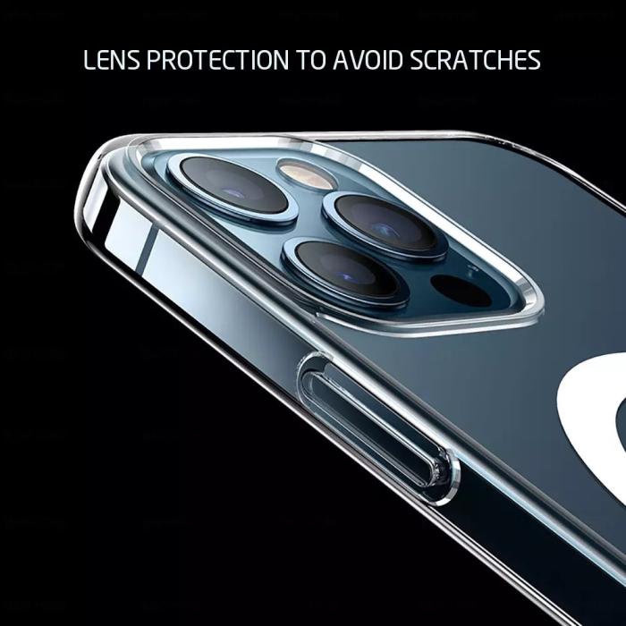 Bild 3,  iPhone 12 / 12 Pro - MagSafe Akryl + TPU Skal - Transparent - Teknikhallen.se