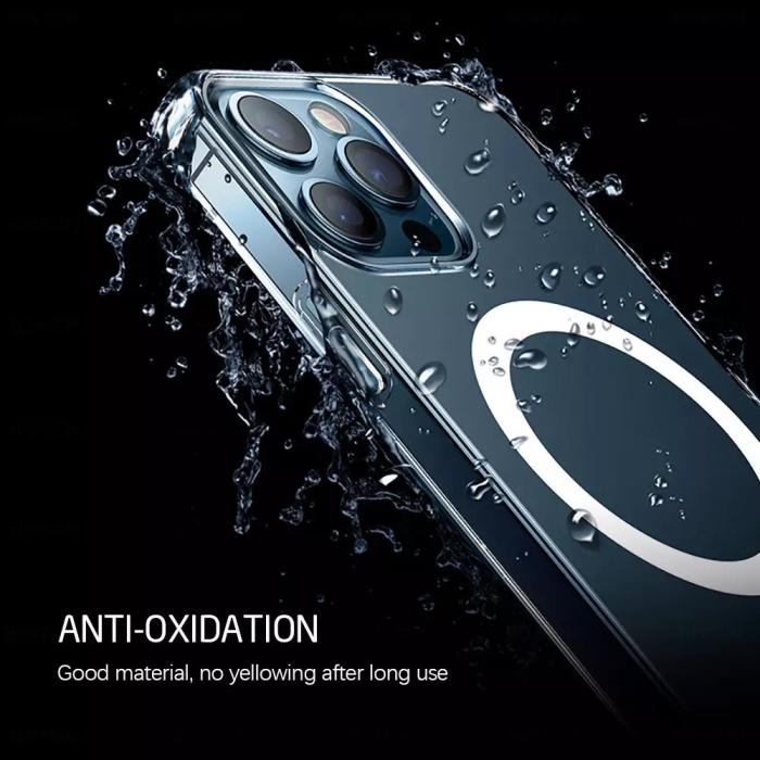 Bild 5,  iPhone 12 / 12 Pro - MagSafe Akryl + TPU Skal - Transparent - Teknikhallen.se