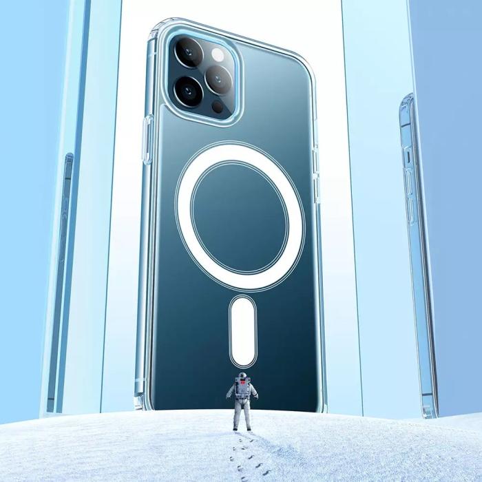 Bild 6,  iPhone 12 / 12 Pro - MagSafe Akryl + TPU Skal - Transparent - Teknikhallen.se