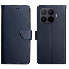  Xiaomi 17T Fodral &Auml;kta L&auml;der M&ouml;rk Bl&aring; - Teknikhallen.se