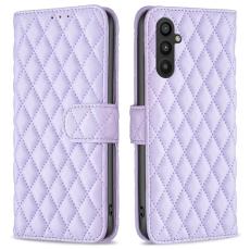  Samsung Galaxy A34 5G Fodral Diamond L&auml;der Lila - Teknikhallen.se