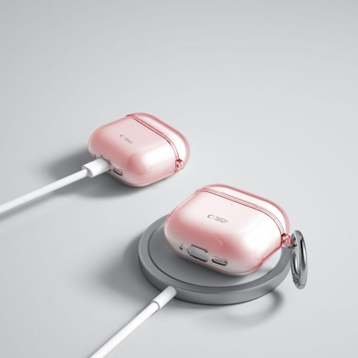 Bild 5, Tech-Protect Tech-Protect AirPods 4 Skal FlexAir Baby Pink - Teknikhallen.se
