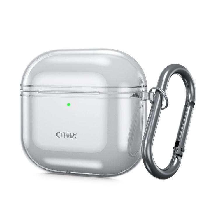 Bild 2, Tech-Protect Tech-Protect AirPods 4 Skal FlexAir Ash Grey - Teknikhallen.se