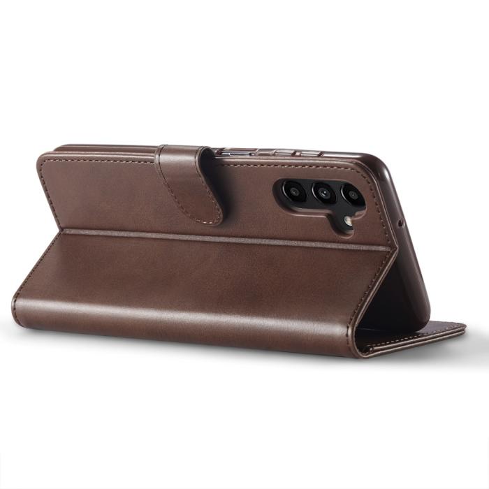 Bild 4, LC.IMEEKE LC.IMEEKE Galaxy A15 4G/5G Fodral Läder Brun - Teknikhallen.se