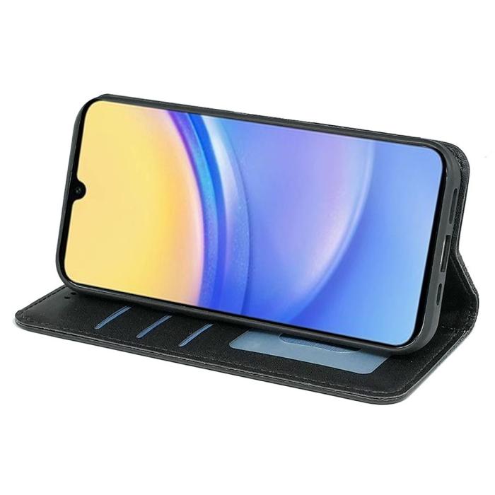 Bild 3,  Samsung Galaxy A56 5G/A36 5G Fodral Flip Läder Svart - Teknikhallen.se