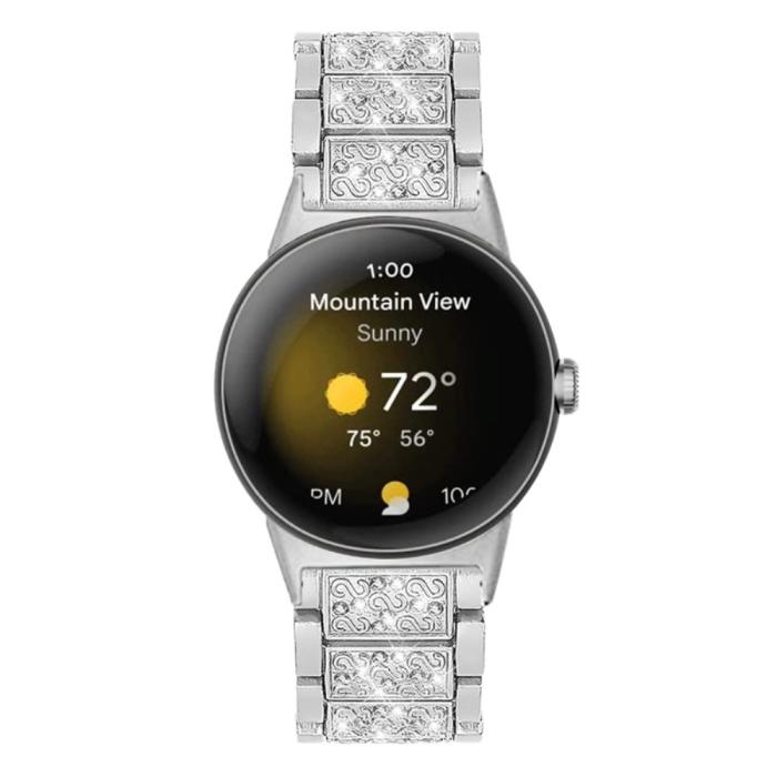Bild 3,  Rhinestone Metallarmband Google Pixel Watch / Watch 2 - Teknikhallen.se