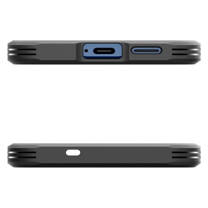 Bild 5, Spigen Spigen Galaxy S25 Skal MagSafe Tough Armor Svart - Teknikhallen.se