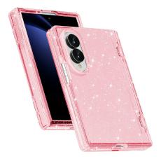  Samsung Galaxy Z Fold 8 Skal Glitter TPU Rosa - Teknikhallen.se