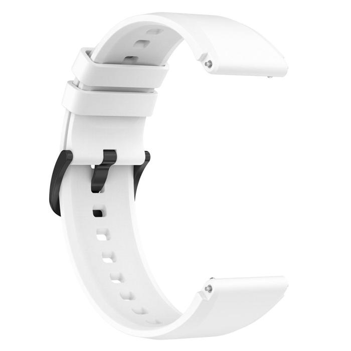 Bild 5,  Silikon Armband Smartwatch (22 mm) Vit - Teknikhallen.se