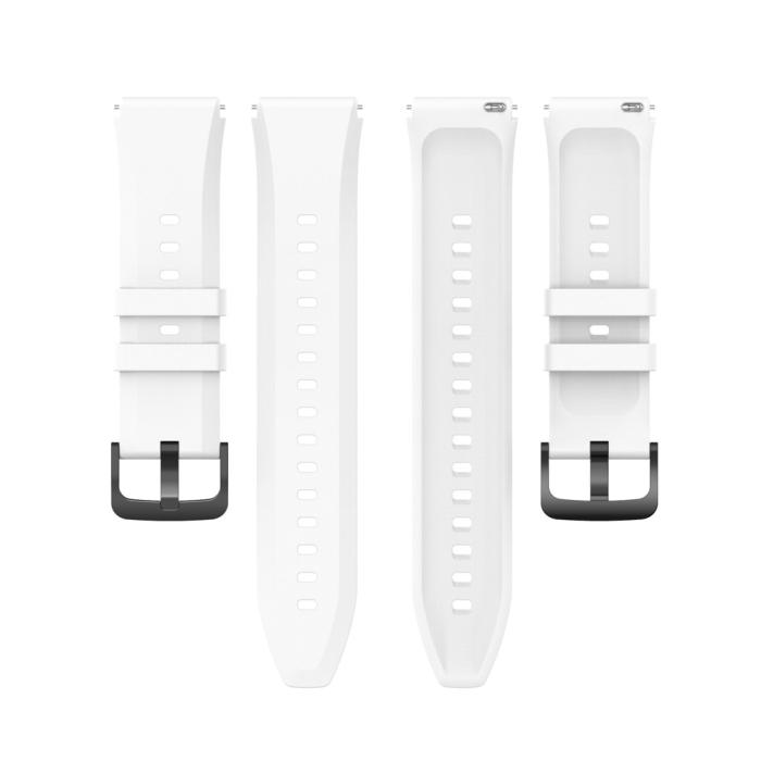 Bild 6,  Silikon Armband Smartwatch (22 mm) Vit - Teknikhallen.se