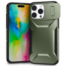  iPhone 16 Pro Max Skal CamShield Hybrid Gr&ouml;n - Teknikhallen.se