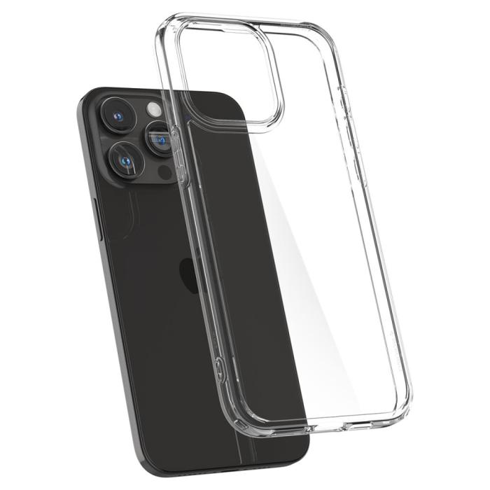 Bild 6, Spigen Spigen iPhone 15 Pro Max Skal Ultra Hybrid Transparent - Teknikhallen.se