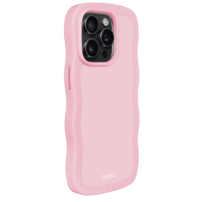 Bild 2, holdit holdit iPhone 14 Pro Skal Wavy Pink - Teknikhallen.se